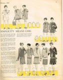 1920s Vintage Girls Flapper Dress Butterick VTG Sewing Pattern 1544 Size 12 - Vintage4me2