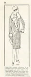 Butterick 1600: 1920s Uncut Plus Size Flapper Coat Sz 44B Vintage Sewing Pattern - Vintage4me2