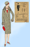 Butterick 1600: 1920s Uncut Plus Size Flapper Coat Sz 44B Vintage Sewing Pattern - Vintage4me2