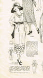 Butterick 2147: 1920s Misses Edwardian Day Dress Sz 35 B Vintage Sewing Pattern