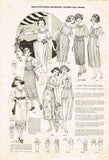 Butterick 2147: 1920s Misses Edwardian Day Dress Sz 35 B Vintage Sewing Pattern