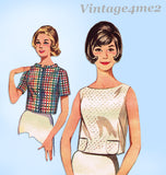 Butterick 2293: 1960s Easy Misses Blouse Set Size 36 Bust Vintage Sewing Pattern
