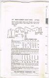 1960s Original Vintage Butterick Pattern 2571 Uncut Misses Sheath Dress Sz 38 B