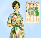 1960s Vintage Butterick Pattern 2626 Uncut Misses Proportional Dress Sz 38 B