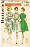 1960s Vintage Butterick Pattern 2626 Uncut Misses Proportional Dress Sz 38 B