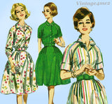 1960s Vintage Butterick Pattern 2626 Uncut Misses Proportional Dress Sz 38 B