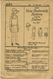 Butterick 2684: 1920s Uncut Little Girls Dress & Hat Sz10 Vintage Sewing Pattern