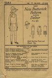 Butterick 2684: 1920s Uncut Little Girls Dress & Hat Sz 8 Vintage Sewing Pattern