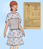 Butterick 2688: 1920s Uncut Girls Flapper Party Dress Sz10 Vintage Sewing Pattern