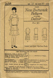 Butterick 2688: 1920s Uncut Girls Flapper Party Dress Vintage Sewing Pattern
