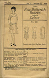 Butterick 2688: 1920s Uncut Girls Flapper Party Dress Vintage Sewing Pattern