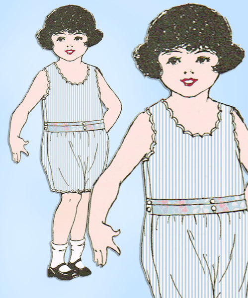 Butterick 2833: 1920s Vintage Sewing Pattern Toddlers Underwear Drawers Size 2 Vintage4me2