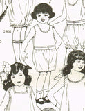 Butterick 2833: 1920s Vintage Sewing Pattern Toddlers Underwear Drawers Size 2 Vintage4me2