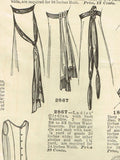 Butterick 2867: 1900s Gibson Girl Girdle & Sash Size 22 W Vintage Sewing Pattern - Vintage4me2