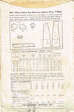 Butterick 2912: 1940s Stunning Misses Evening Dress 32 B Vintage Sewing Pattern