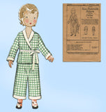 Butterick 2940: 1920s Uncut Toddler Girls Pajaama Size 6 Vintage Sewing Pattern