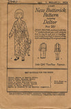 Butterick 2940: 1920s Uncut Toddler Girls Pajaama Size 6 Vintage Sewing Pattern