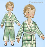 Butterick 2940: 1920s Uncut Toddler Girls Pajaama Size 6 Vintage Sewing Pattern