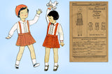 Butterick 2942: 1920s Uncut Toddler Girl School Dress Sz6 Vintage Sewing Pattern