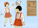 Butterick 2942: 1920s Uncut Toddler Girl School Dress Sz6 Vintage Sewing Pattern
