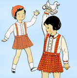 Butterick 2942: 1920s Uncut Toddler Girl School Dress Sz6 Vintage Sewing Pattern