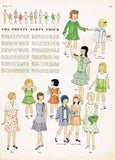 Butterick 2952: 1920s Uncut Little Girls Party Dress Sz 8 Vintage Sewing Pattern