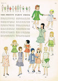 Butterick 2944: 1920s Sweet Uncut Girls Party Dress Vintage Sewing Pattern