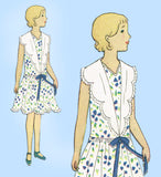 Butterick 2946: 1920s Sweet Uncut Girls Party Dress Sz 14 Vintage Sewing Pattern
