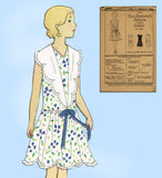 Butterick 2946: 1920s Sweet Uncut Girls Party Dress Sz 14 Vintage Sewing Pattern