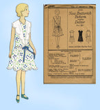 Butterick 2946: 1920s Sweet Uncut Girls Party Dress Sz 14 Vintage Sewing Pattern