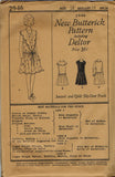 Butterick 2946: 1920s Sweet Uncut Girls Party Dress Sz 10 Vintage Sewing Pattern