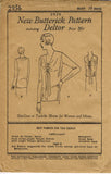 Butterick 2956: 1920s Uncut Misses Flapper Blouse Vintage Sewing Pattern 38 Bust
