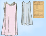 Butterick 2956: 1910s Rare Easy Toddler Girls Slip Size 3 Vintage Sewing Pattern