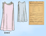 Butterick 2956: 1910s Rare Easy Toddler Girls Slip Size 3 Vintage Sewing Pattern