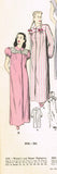 1940s Vintage Butterick Sewing Pattern 3116 Uncut Misses Nightgown Size 34 Bust