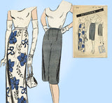Butterick 3152: 1940s Uncut Misses Evening Skirt Size 24W Vintage Sewing Pattern