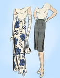 Butterick 3152: 1940s Uncut Misses Evening Skirt Size 24W Vintage Sewing Pattern