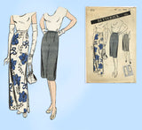 Butterick 3152: 1940s Uncut Misses Evening Skirt Size 24W Vintage Sewing Pattern