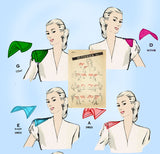 Butterick 3276: 1940s Womens Shoulder Pad Set Size Medium Vintage Sewing Pattern - Vintage4me2