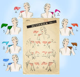 Butterick 3276: 1940s Womens Shoulder Pad Set Size Medium Vintage Sewing Pattern - Vintage4me2