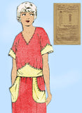 Butterick 3514: 1920s Plus Size Flapper Apron Sz 40 Bust Vintage Sewing Pattern