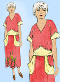 Butterick 3514: 1920s Plus Size Flapper Apron Sz 40 Bust Vintage Sewing Pattern