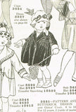 Butterick 3592: 1920s Charming Toddler Girls Coat Size 1 Vintage Sewing Pattern