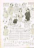 Butterick 3592: 1920s Charming Toddler Girls Coat Size 1 Vintage Sewing Pattern