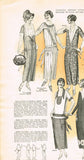 Butterick 3727: 1920s Rare Misses Hat Set Sz 22 Inch Head Vintage Sewing Pattern