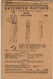 Butterick 3870: 1930s Uncut Misses Street Dress Size 40 B Vintage Sewing Pattern