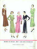 Butterick 3873: 1930s Uncut Misses Street Dress Size 36 B Vintage Sewing Pattern