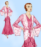 Butterick 3897: 1930s Uncut Rare Evening Gown Size 34 B Vintage Sewing Pattern