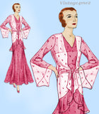 Butterick 3897: 1930s Uncut Rare Evening Gown Size 34 B Vintage Sewing Pattern