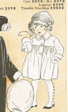 Butterick 3972: 1920s Vintage Antique Hat Sewing Pattern Toddler Size 4